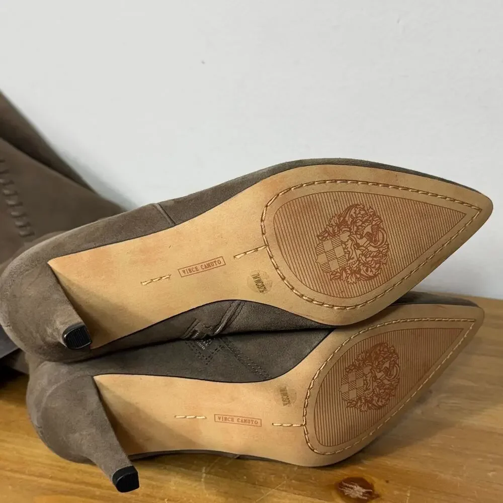 New Vince Camuto Seselti2 Boot in Sable Suede Women's Size 7 Wide Calf